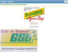 Tablet Screenshot of bosshard-bauma.ch